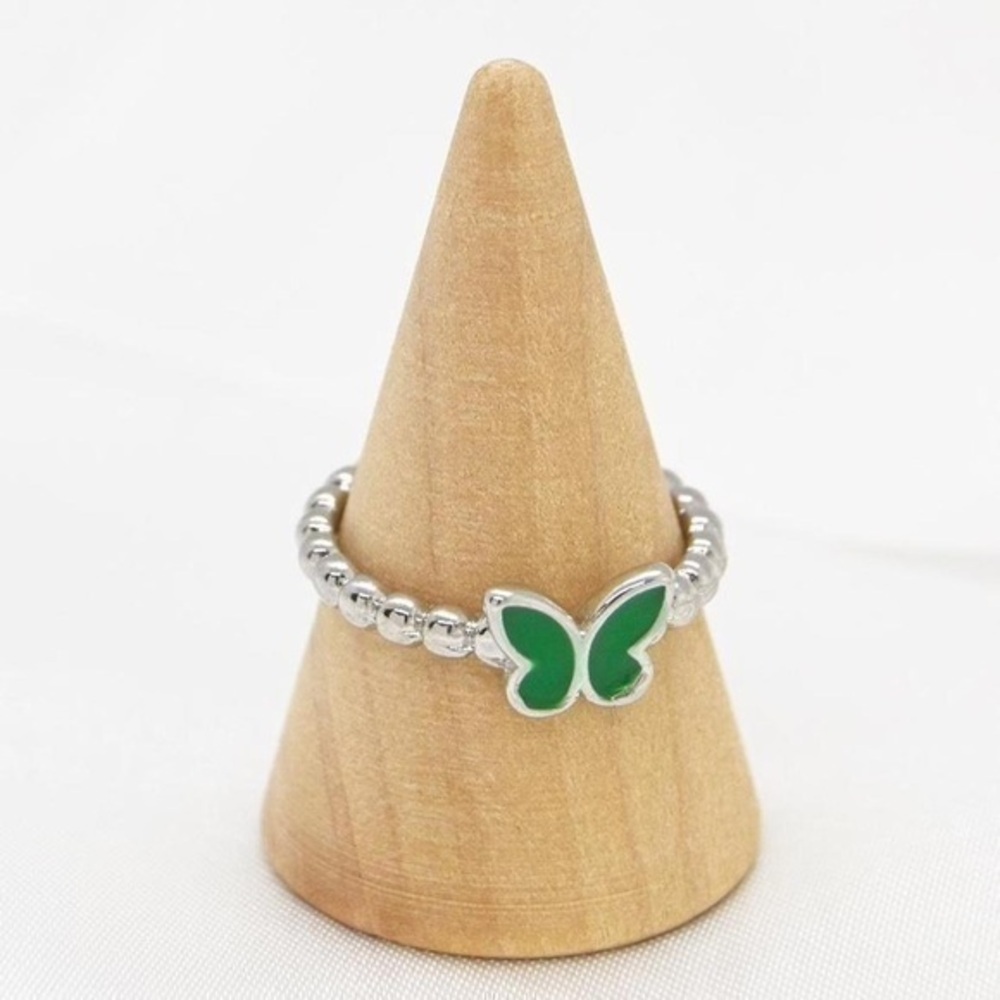 Green Butterfly Ring